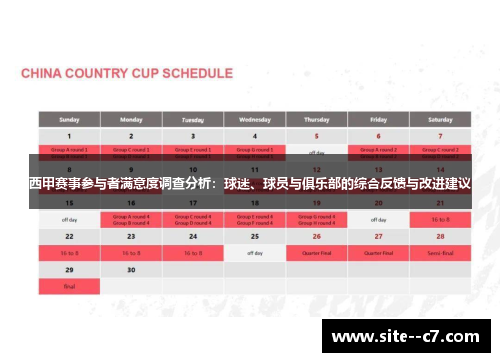 西甲赛事参与者满意度调查分析：球迷、球员与俱乐部的综合反馈与改进建议